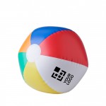 Wasserball aus PVC in verschiedenen Farben mit bunter Option farbe mehrfarbig Ansicht mit Druckbereich