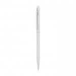 Eleganter Kugelschreiber mit Touchpen Farbe weiß