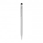 Eleganter Kugelschreiber mit Touchpen Farbe silber