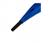Sublimierter Regenschirm Automatik Farbe blau dritte Ansicht