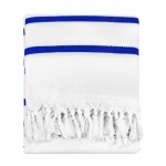 Bedrucktes Pareo-Handtuch Farbe blau dritte Ansicht