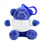 Schlüsselanhänger in Form eines Teddybärs Farbe Blau erste Ansicht
