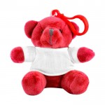 Schlüsselanhänger in Form eines Teddybärs Farbe Rot erste Ansicht