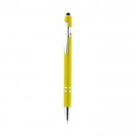 Kugelschreiber mit Gummierung Farbe gelb