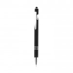 Kugelschreiber mit Gummierung Farbe schwarz