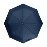 Schirm aus RPET-Pongee mit Automatik-Öffnung und -Schließung farbe marineblau Detailbild