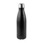 Flasche aus recyceltem Edelstahl mit Verschluss, 750 ml farbe schwarz zweite Ansicht