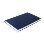 Softcover-Notizbuch für Firmen Farbe blau erste Ansicht