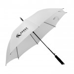 Regenschirm für Sublimierung Farbe weiß Ansicht mit Logo