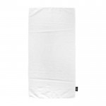 Sublimiertes Handtuch aus RPET-Polyester Farbe weiß