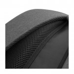 Konferenzrucksack mit Polsterung Farbe Grau achte Ansicht