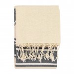 Pareo-Handtuch aus Bio-Baumwolle Farbe Grau erste Ansicht
