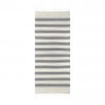 Pareo-Handtuch aus Bio-Baumwolle Farbe Grau vierte Ansicht
