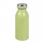 Kleine Trinkflasche aus Edelstahl Farbe Grün erste Ansicht