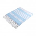 Pareo-Handtuch aus Baumwolle 220 g/m2 Farbe Blau sechste Ansicht