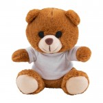 Teddybär mit Sweatshirt für Kunden Farbe Weiß erste Ansicht