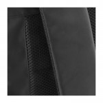 Rucksack aus Polyester mit Doppelgriff, wasserabweisend farbe schwarz sechste Ansicht