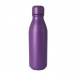 Farbige Flasche aus recyceltem Aluminium, 550 ml farbe purpurfarben erste Ansicht