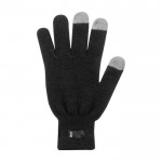 RPET-Handschuhe taktil, um damit Touchscreens zu bedienen farbe schwarz zweite Ansicht