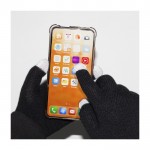 RPET-Handschuhe taktil, um damit Touchscreens zu bedienen farbe schwarz vierte Ansicht