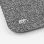 Schnurloses RPET-Mauspad farbe grau Detailbild 3