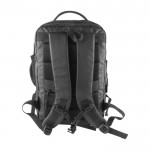 Rucksack aus Polyester mit Fächern, ideal für unterwegs farbe schwarz Detailbild 4