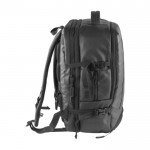 Rucksack aus Polyester mit Fächern, ideal für unterwegs farbe schwarz Detailbild