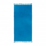 Handtuch aus Baumwoll- und Polyesterfrottee, 320 g/m2 farbe blau erste Ansicht