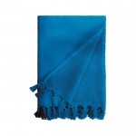 Handtuch aus Baumwoll- und Polyesterfrottee, 320 g/m2 farbe blau zweite Ansicht