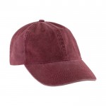 Lässige Mütze aus 100 % Baumwolle mit Wascheffekt, 260 g/m2 farbe rot erste Ansicht