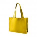 Einkaufstasche aus recycelter Baumwolle, 300 g/m2 farbe gelb zweite Ansicht