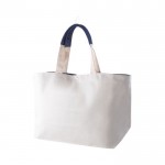 Tasche aus recycelter Baumwolle, 280 g/m2 farbe marineblau zweite Ansicht