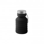 Silikonflasche mit faltbarem Körper, 500 ml farbe schwarz zweite Ansicht