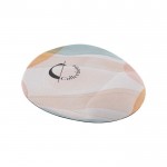 Ovales Mauspad geeignet für Sublimation farbe weiß dritte Ansicht