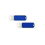 Günstiger USB-Stick Ansicht mit Druckbereich Farbe blau