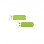 Günstiger USB-Stick Ansicht mit Druckbereich Farbe lindgrün