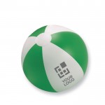 Strandball als Werbemittel für Firmen Ansicht mit Druckbereich