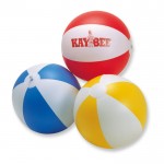 Strandball als Werbemittel für Firmen Farbe blau erste Ansicht