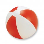 Strandball als Werbemittel für Firmen Farbe rot