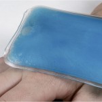 Massage-Wärmetasche Farbe blau zweite Ansicht