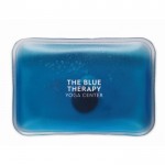 Massage-Wärmetasche Farbe blau vierte Ansicht mit Logo