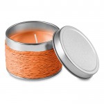 Aromatische Kerze als Firmengeschenk Farbe orange