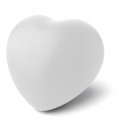 Antistress-Ball in Herzform Farbe weiß