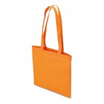 Günstige bedruckte Taschen für Werbung Farbe orange erste Ansicht