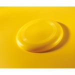 Mit Ihrem Logo bedruckte Frisbee-Scheibe Farbe gelb erste Ansicht