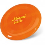 Mit Ihrem Logo bedruckte Frisbee-Scheibe Farbe orange Ansicht mit Logo 2