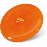 Mit Ihrem Logo bedruckte Frisbee-Scheibe Farbe orange Ansicht mit Logo 3