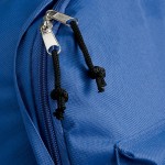 Rucksäcke mit Außentasche bedrucken Farbe köngisblau erste Ansicht