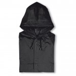 Regenjacke aus Kunststoff bedrucken Farbe schwarz