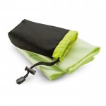 Handtuch in Nylontasche als Werbegeschenk Farbe grün